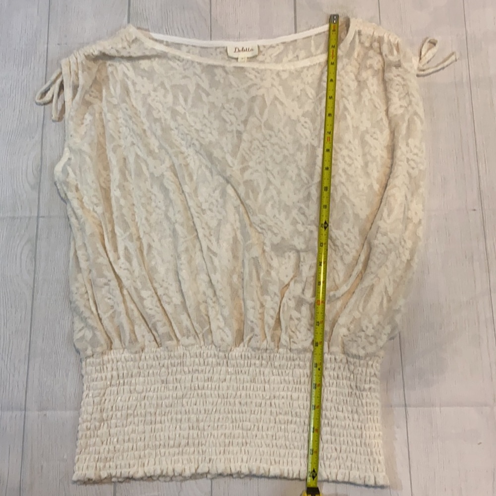 Anthro Delletta Loretta Lace Top - Picture 5 of 7
